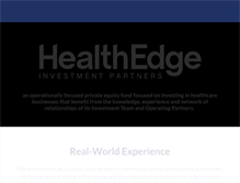 Tablet Screenshot of healthedgepartners.com